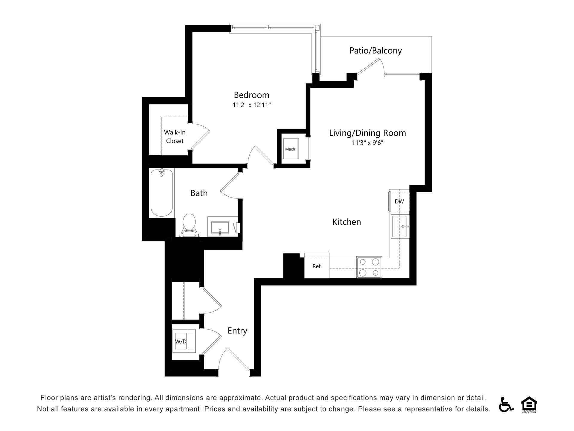 Floor plan layout diagram for A35